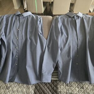 Men's Blue Dress Shirt